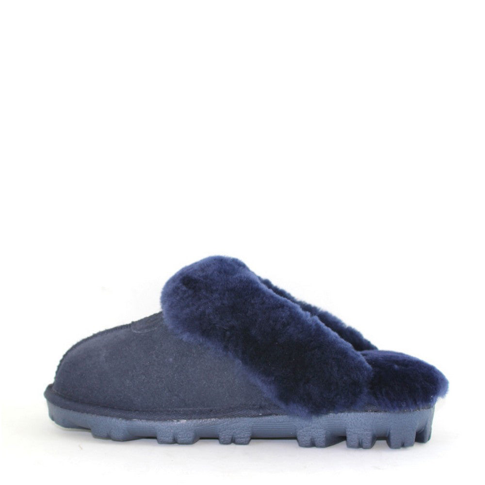 Luxy Wool Scuff - Navy