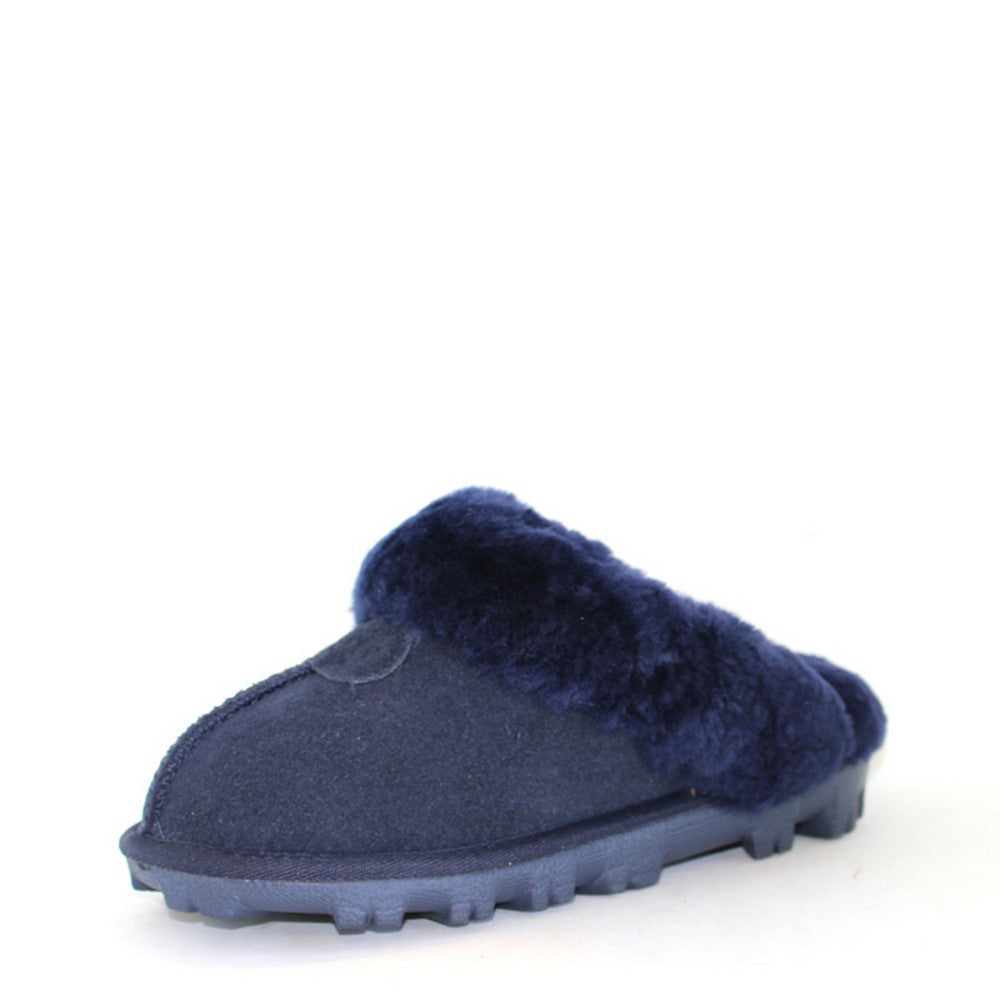 Luxy Wool Scuff - Navy