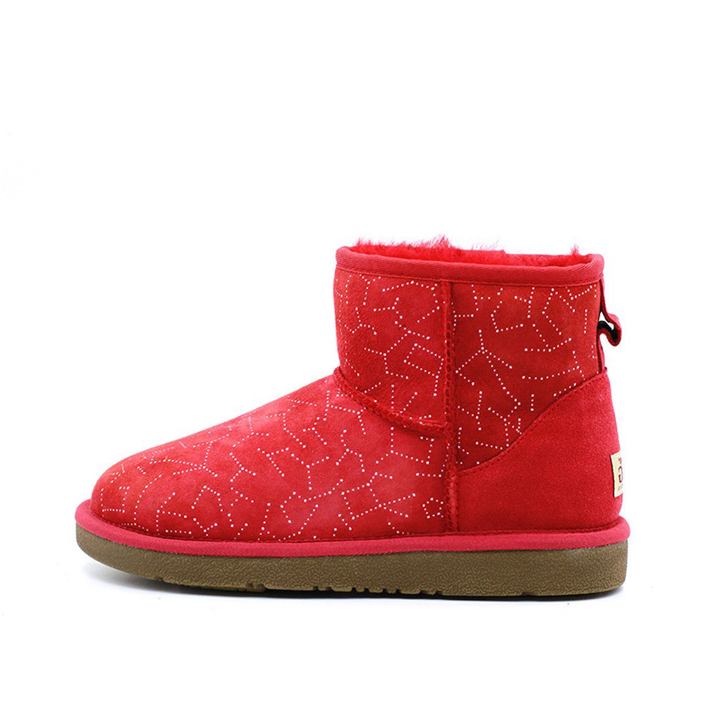 red ugg boots