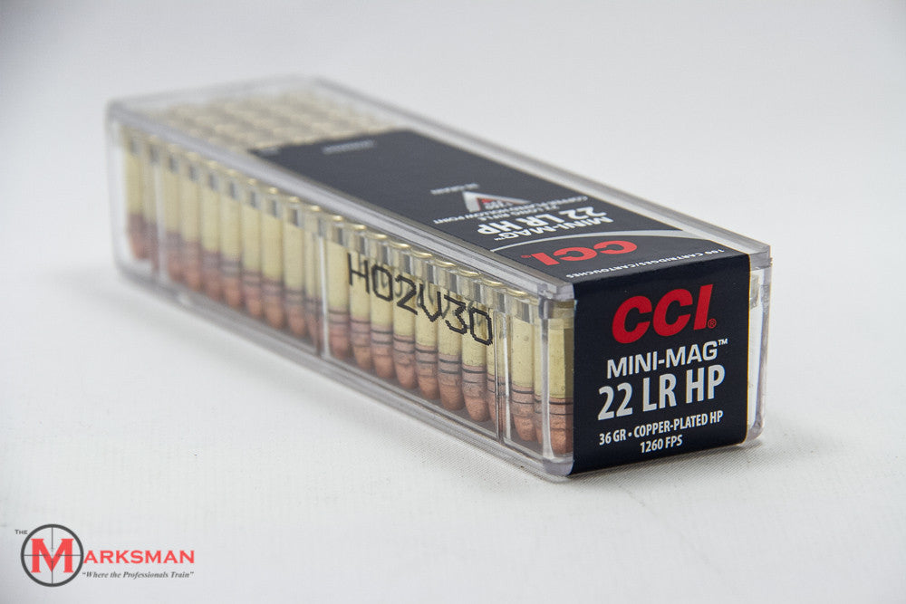 CCI Mini-Mag .22 lr, 36 Gr. HP 100 Rd Box NEW 0031-img-0