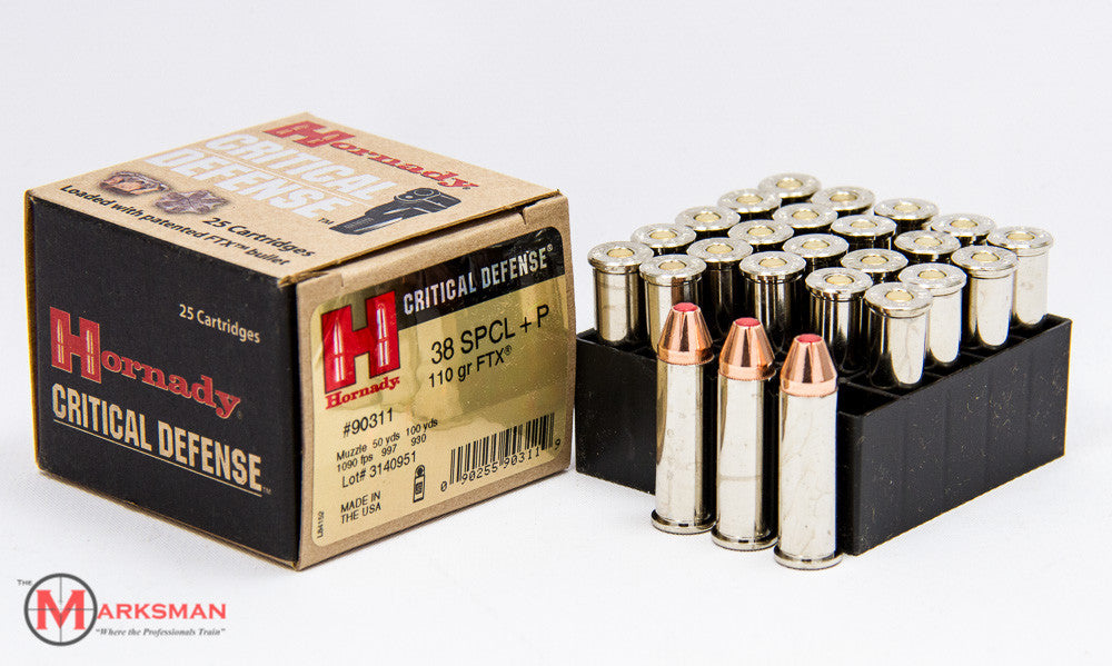 Hornady Critical Defense 38 Special +P 110 Gr. FTX NEW 90311-img-0