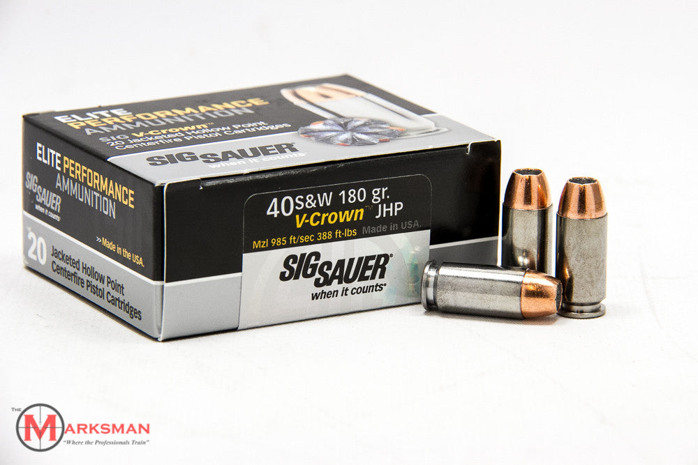Sig Sauer Elite Performance 40 S&W 180 Gr JHP 20rd NEW E40SW2-20-img-0