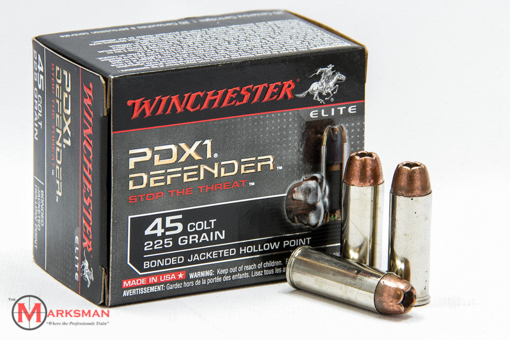 Winchester PDX1 Defender, .45 Colt, 225 gr. JHP NEW S45CPDB 20 Rd Box-img-0