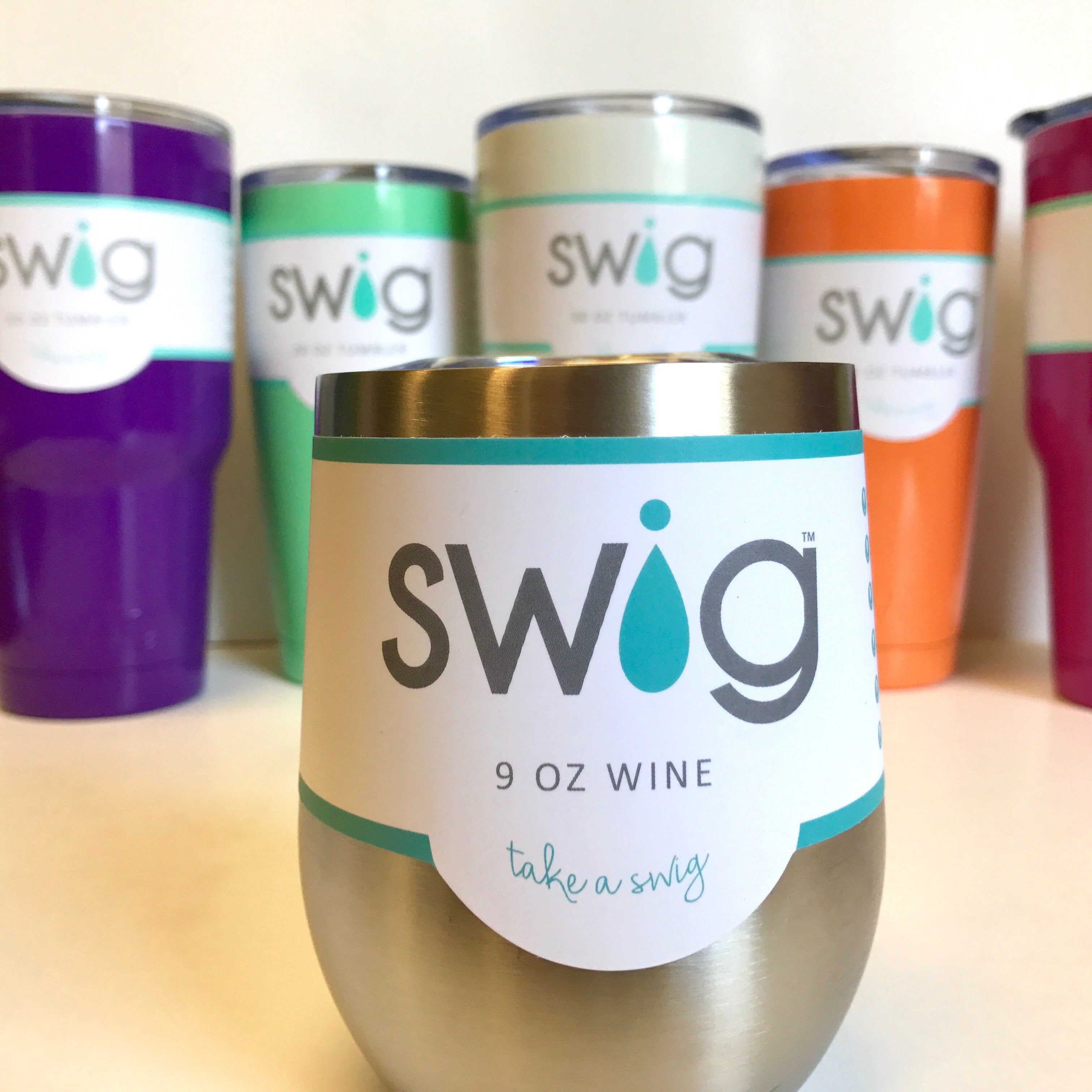 Swig 9 oz wine tumbler