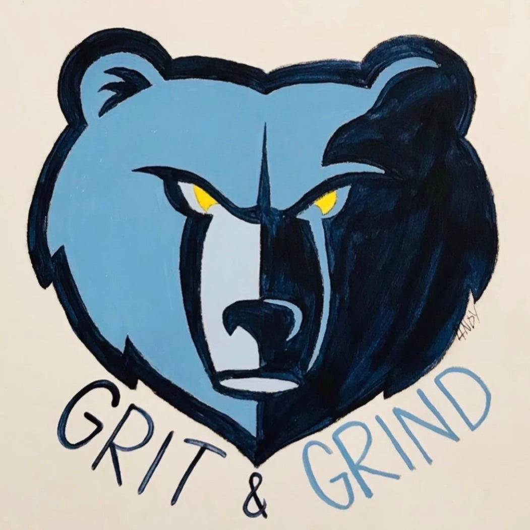 Grizz! - Memphis Grizzlies Mascot - Sticker