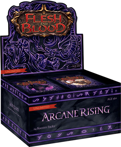 Flesh And Blood Tcg Arcane Rising Unlimited Booster Box Release Date The Games Corner