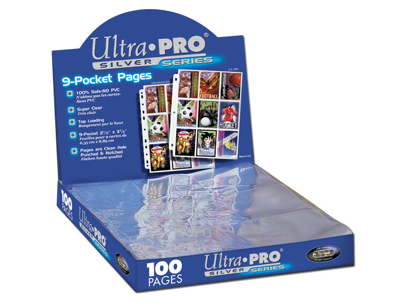 ULTRA PRO Page - 9-Pocket Silver Series – The Games Corner