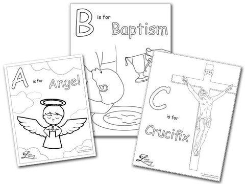 catholic coloring pages activities