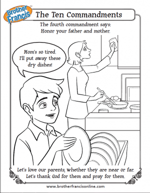 Download Brother Francis Coloring Book - Ep.16: The Ten Commandments | ABCatholic