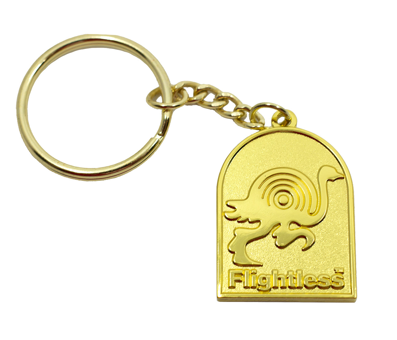 Flightless Keyring Deluxe Gold Edition Keyring Flightless Records