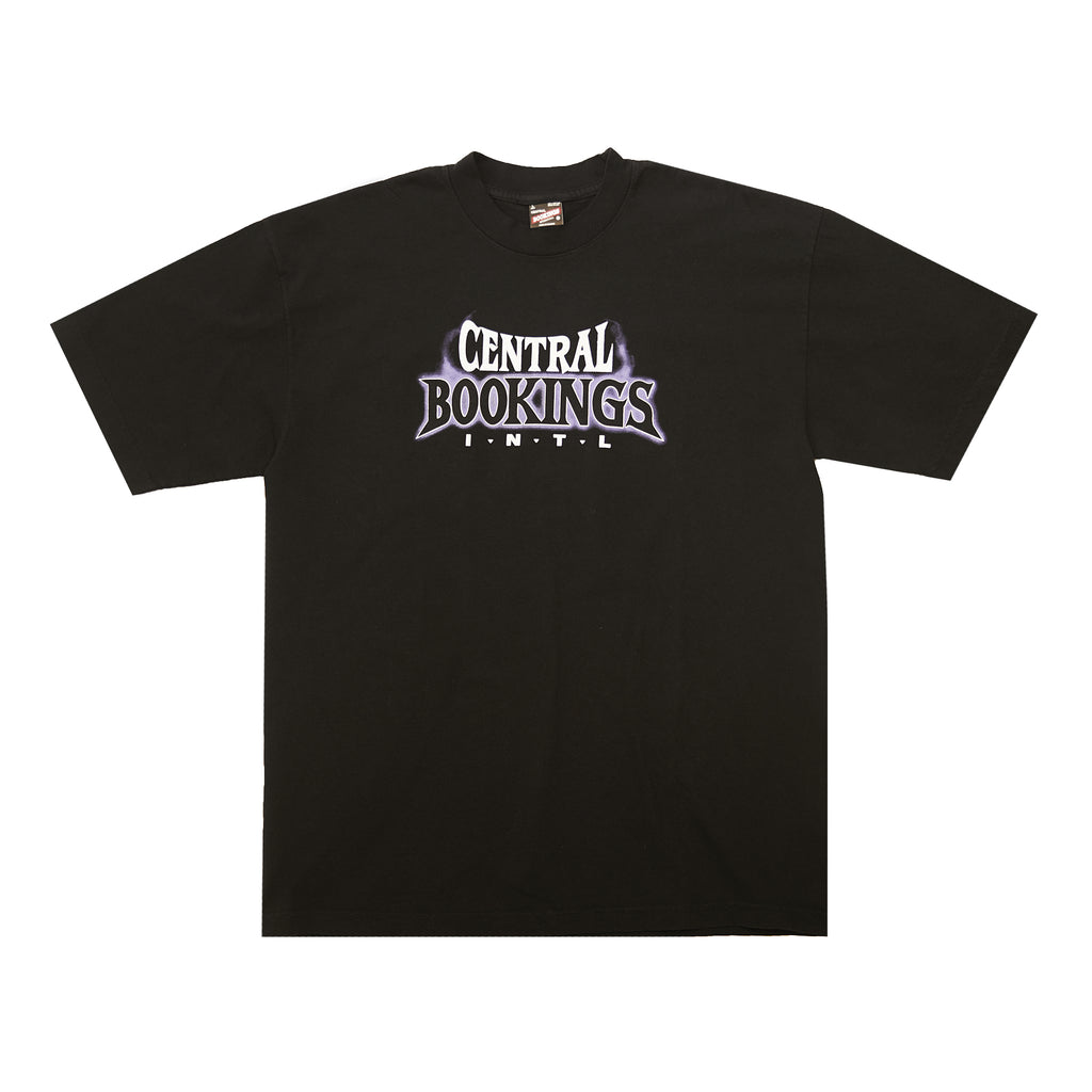 Mafia Logo Tee Black – CENTRAL BOOKINGS INTL.