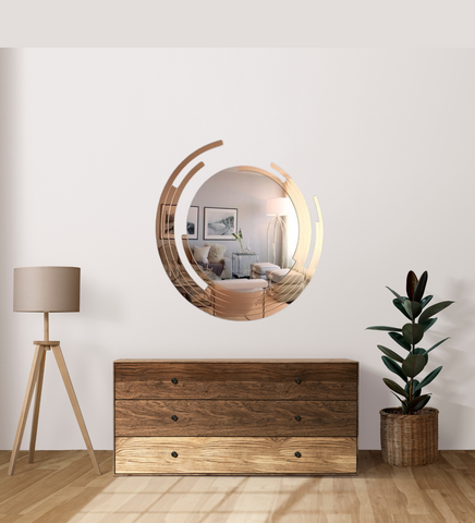 eclipse rose gold mirror