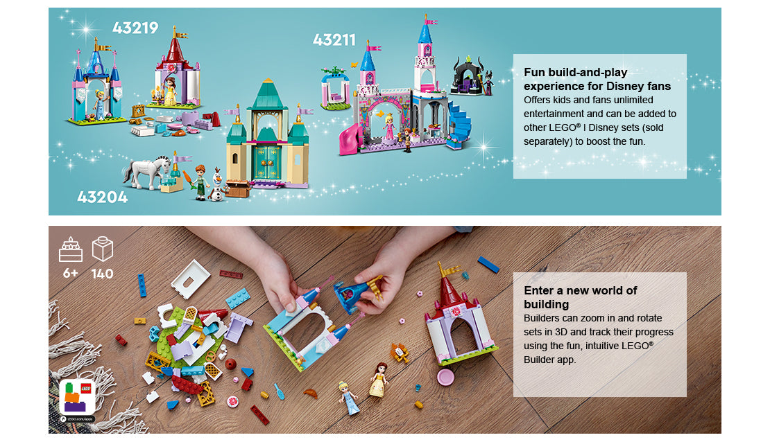 Disney Princess Creative Castles​ 43219, Disney™