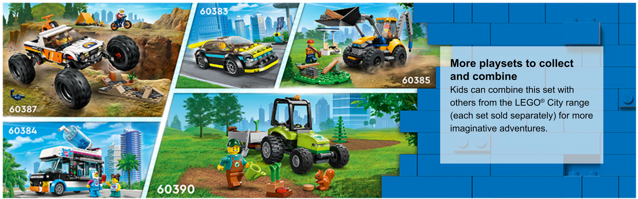LEGO CITY - Tracteur de parc 60390