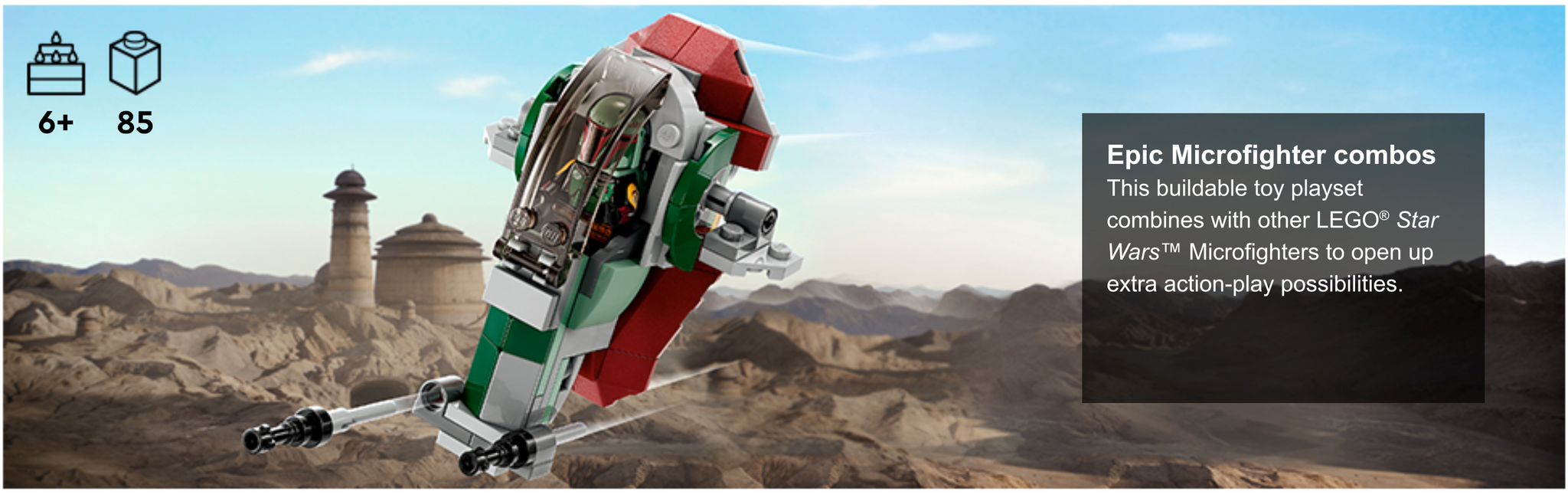 75344 Boba Fett's Starship™ Microfighter – Box Of Bricks