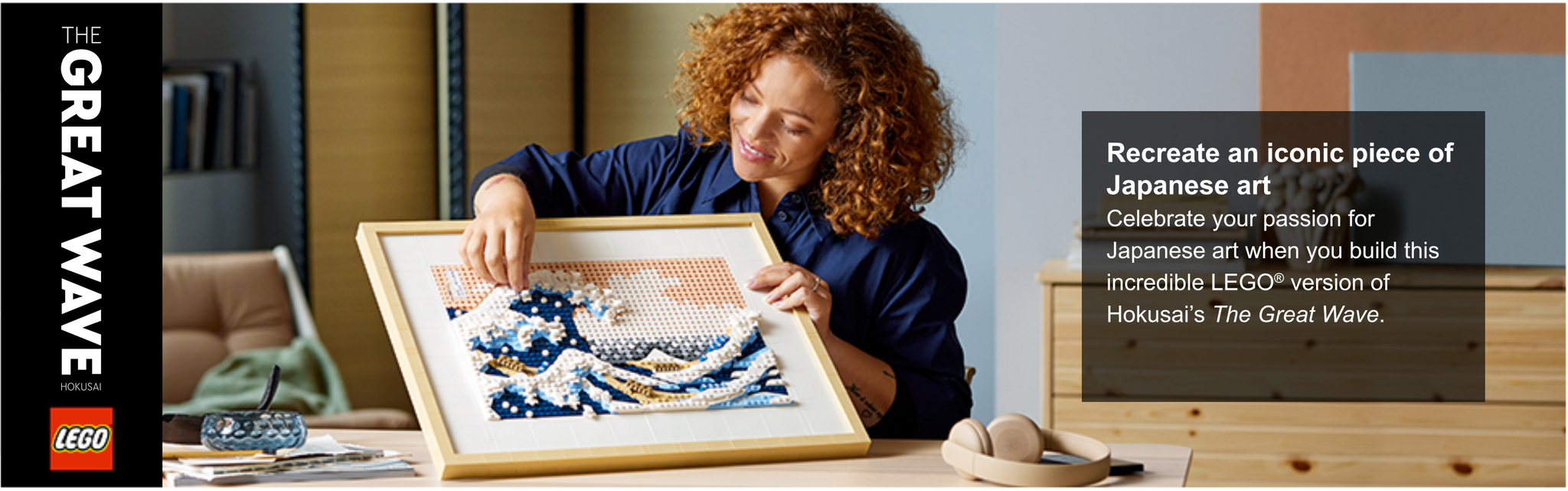 Display Case For LEGO® Art Hokusai – The Great Wave 31208