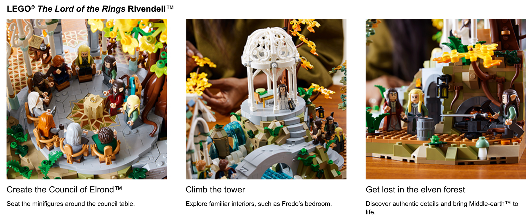 LEGO Unveils Epic Lord Of The Rings Rivendell Set, Movies