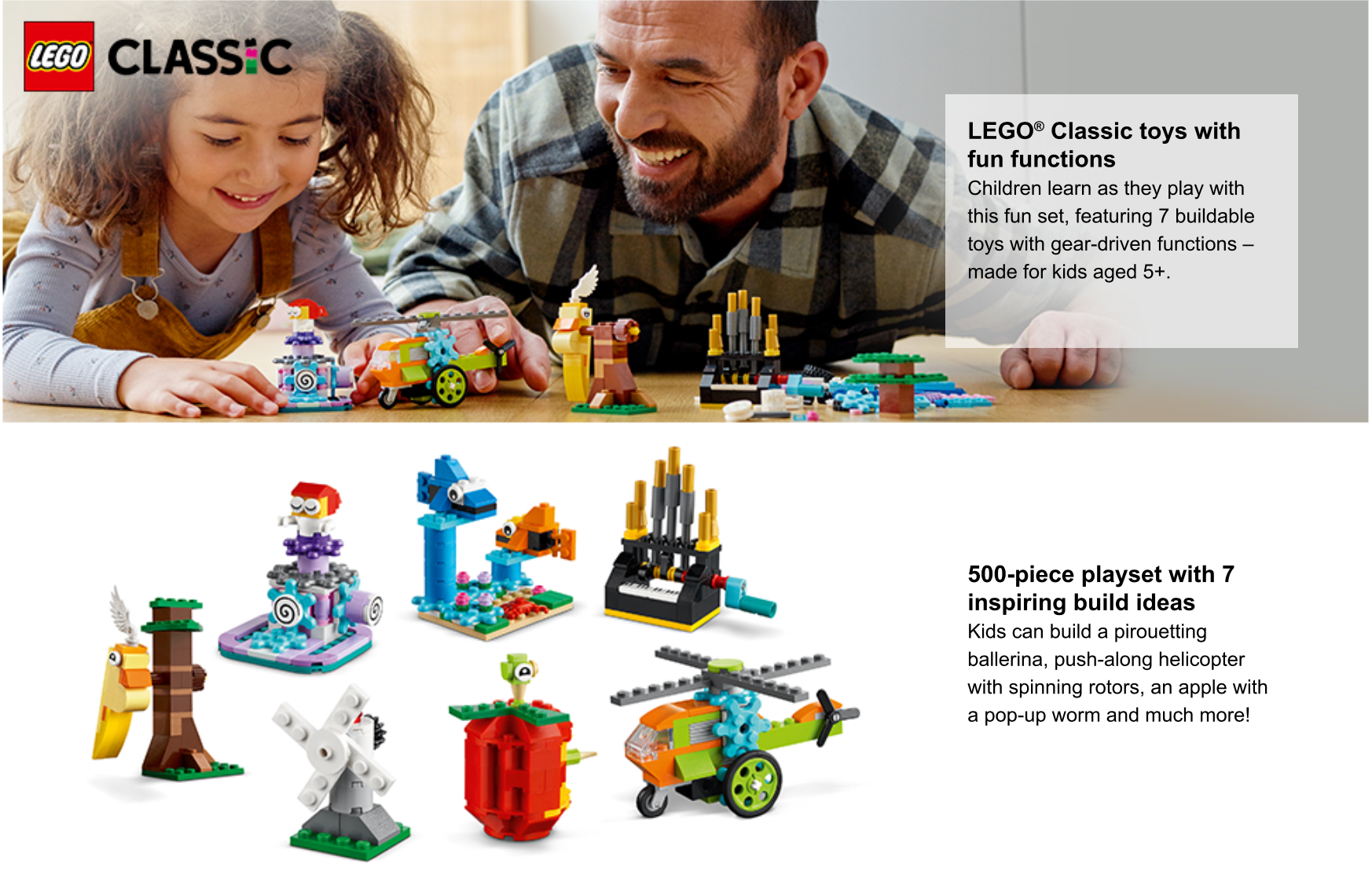 Buy 11019 LEGO® CLASSIC Blocks and functions