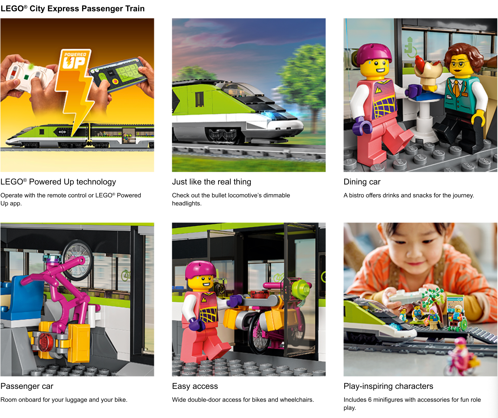 LEGO 60337 Express Passenger Train Instructions, City