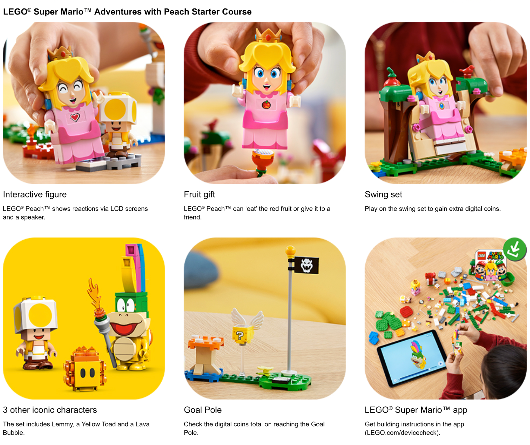 LEGO® Super Mario™ Adventures with Peach Starter Course - Fun Stuff Toys