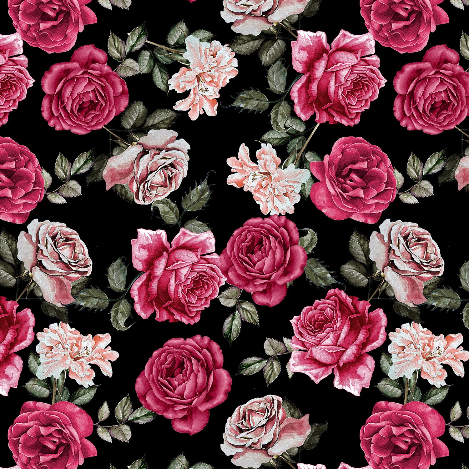 Vintage Roses Pattern