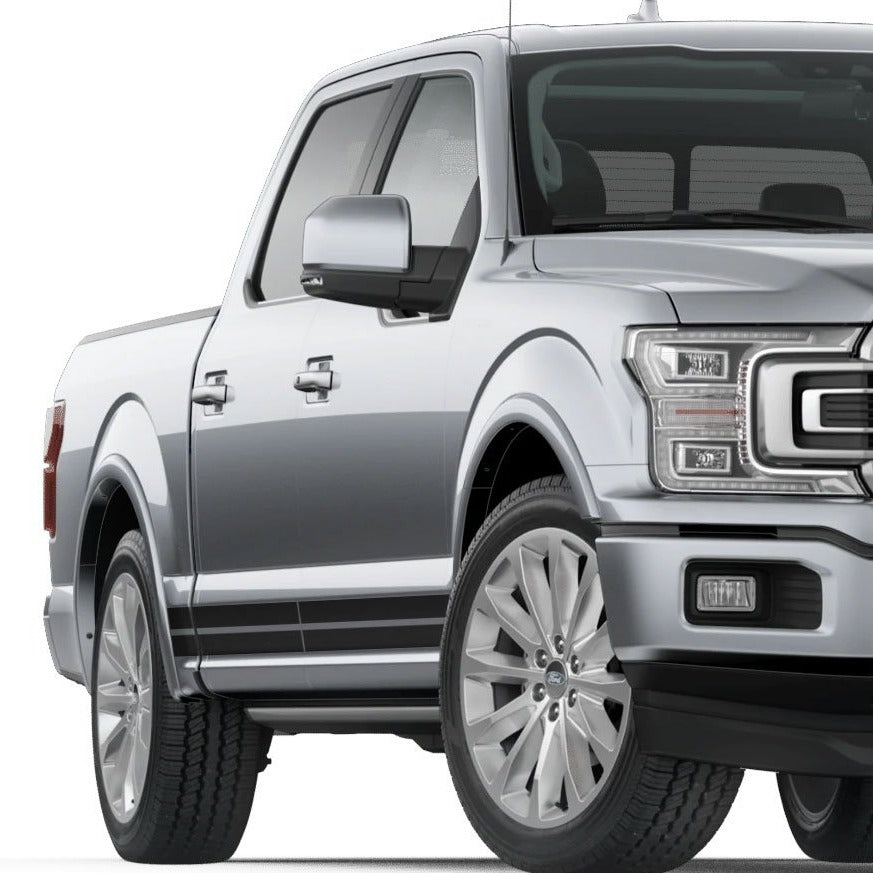 Rockers Side Stripes for Ford F-150 2015-2020 mk13 graphics stripe kit decals