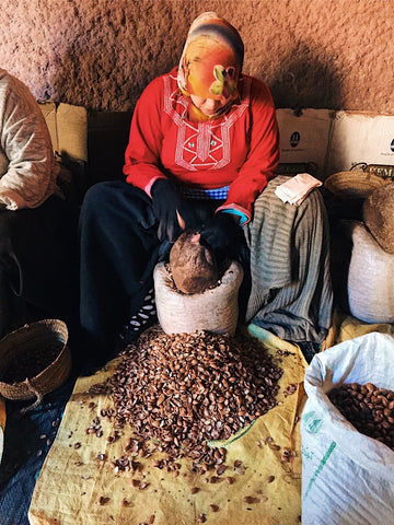 soins de la peau à l'huile d'argan