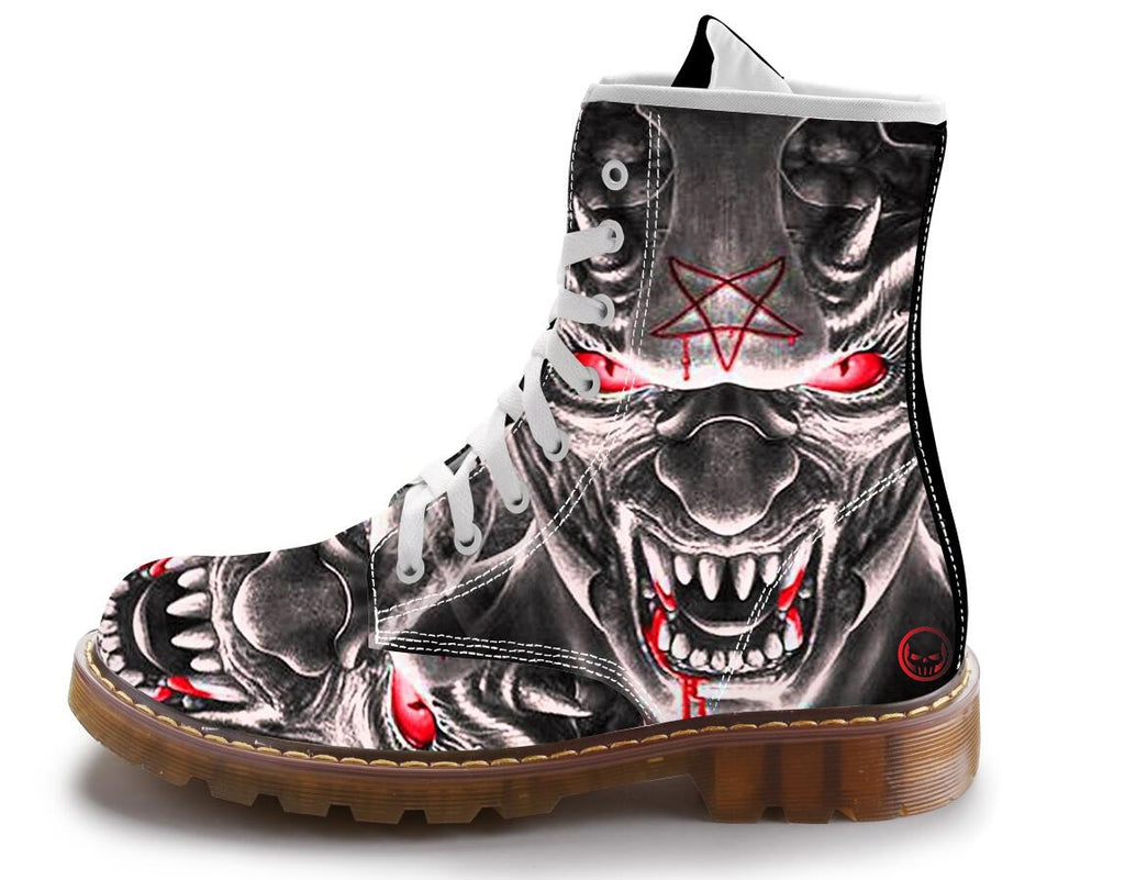 mens skull cowboy boots