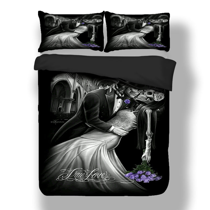 Romantic Skull Bedding Set Heroes Products