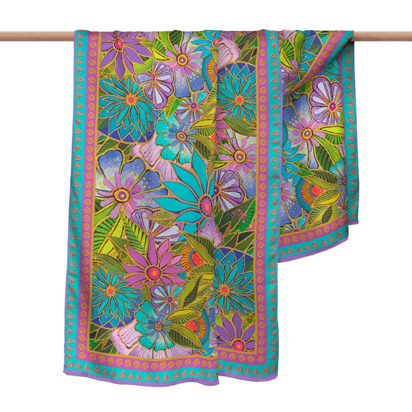 Fantasticats Microfiber Beach Towel | Laurel Burch Studios