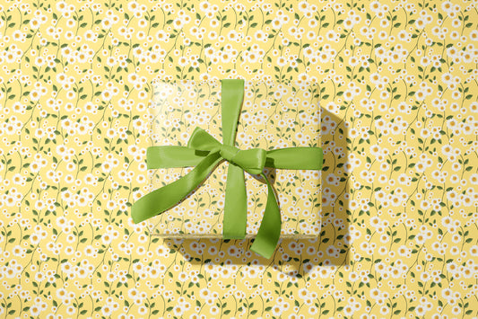 Daisy Yellow Wrapping Paper | Zazzle