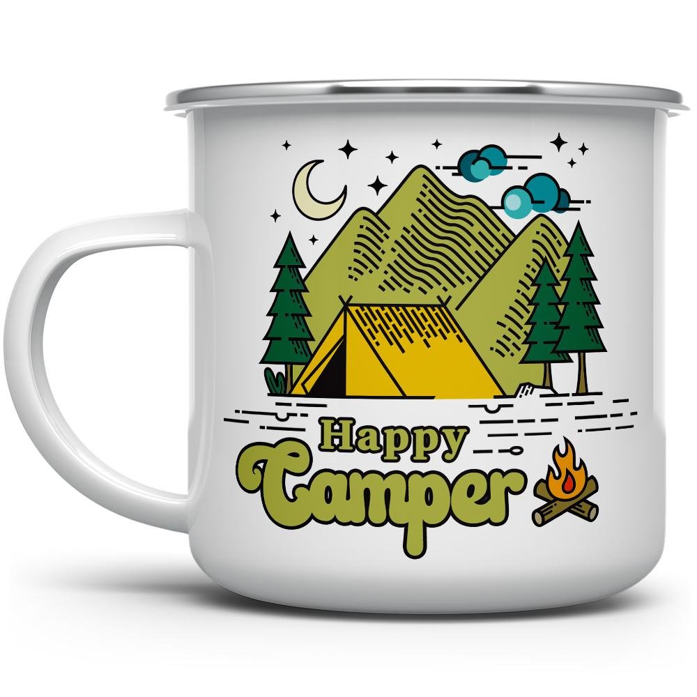 Sunset Boulevard Outdoor Camping Retro Graphic Novelty Ceramic Coffee Mug