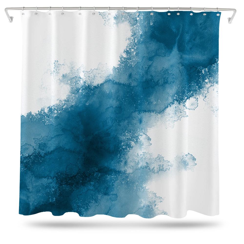 Loftipop Watercolor Shower Curtain