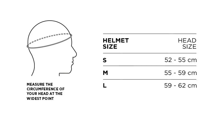 How to select helmet size