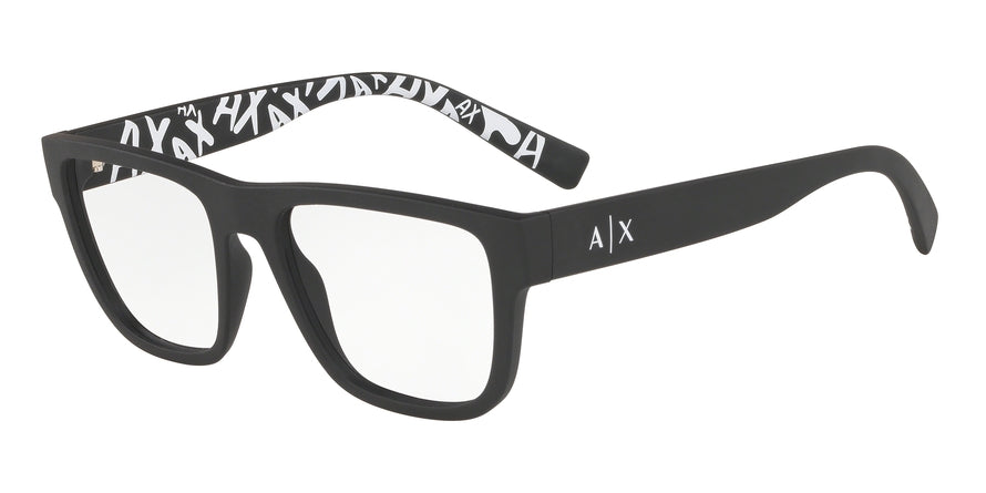 armani exchange clear glasses