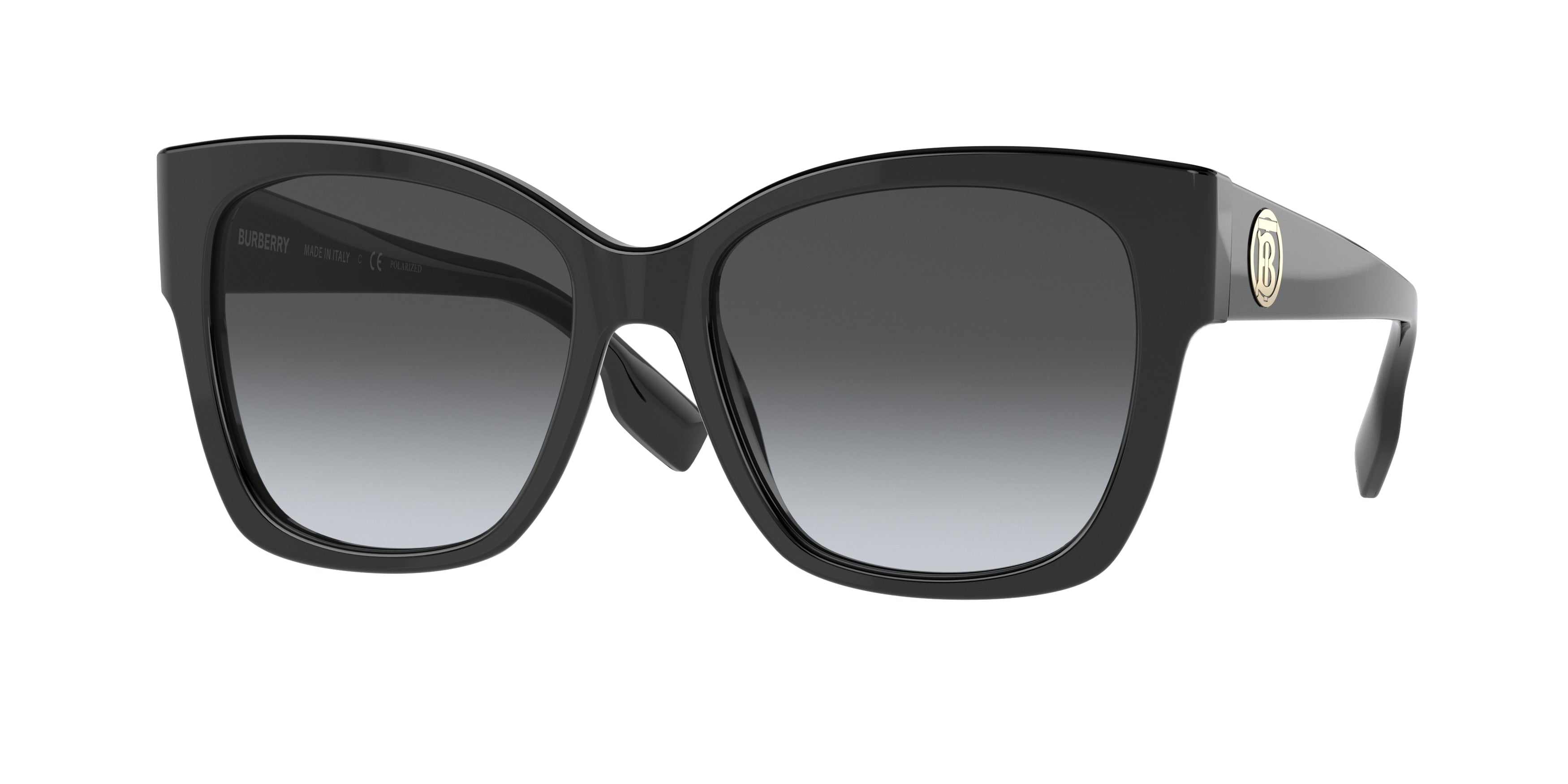 Burberry Knight BE4358 Sunglasses (Black/Grey - Square - Men)