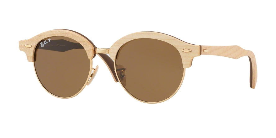 ray ban clubround wood