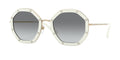 Valentino VA2042 Irregular Sunglasses  300211-IVORY 55-23-140 - Color Map ivory