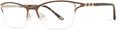  Emozioni 4398 Cat Eye/butterfly Eyeglasses 0FG4-0FG4  Brown Gold (00 Demo Lens)
