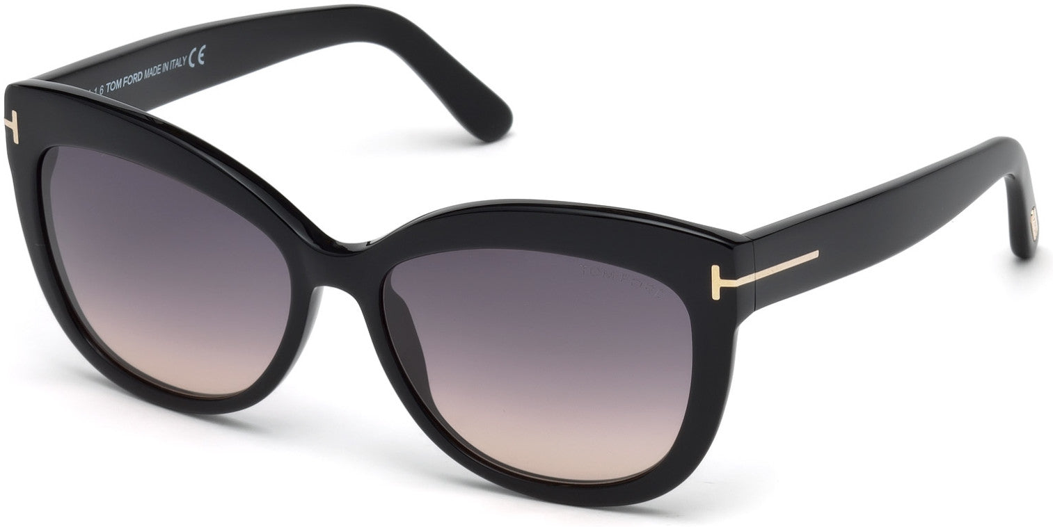 Tom Ford FT0524 Alistair Geometric Sunglasses For Women