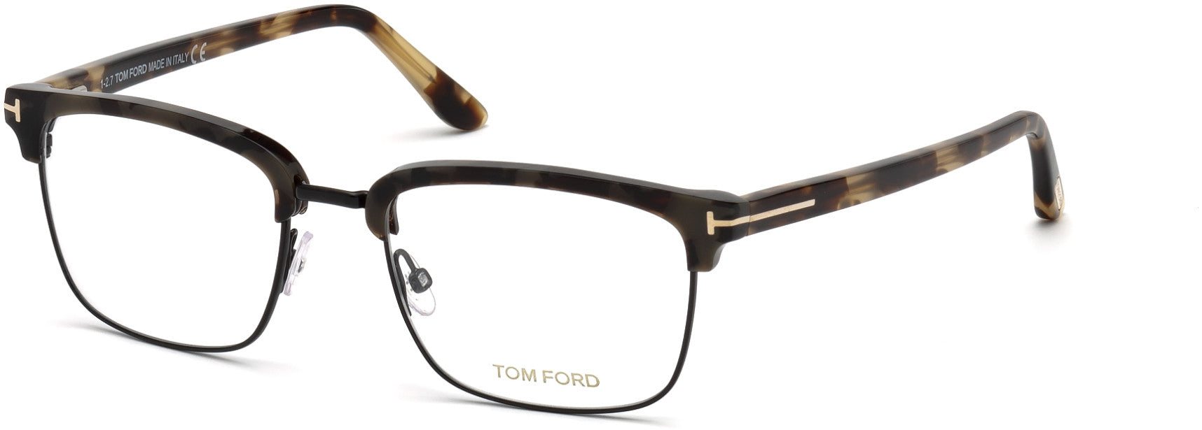 Tom Ford FT5504 Geometric Eyeglasses For Men
