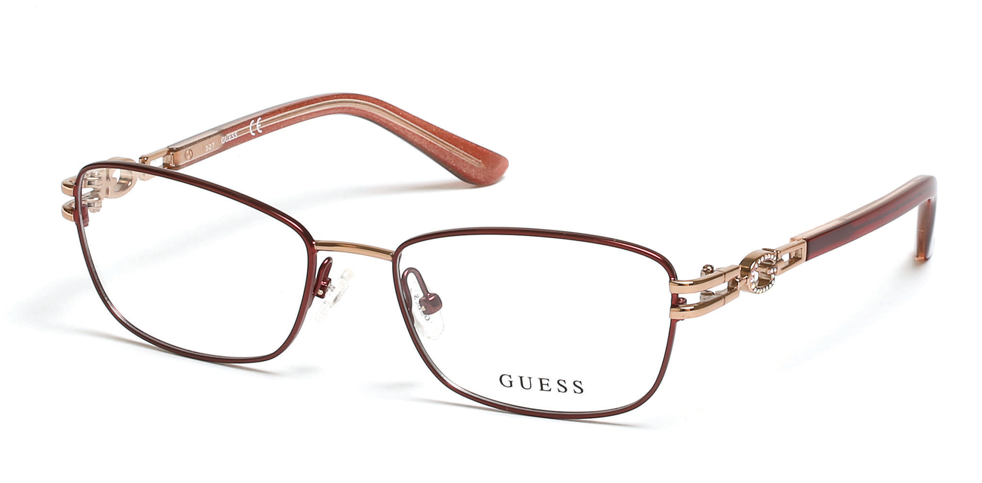 Guess GU2687 Geometric Eyeglasses For Women - AllureAid.com
