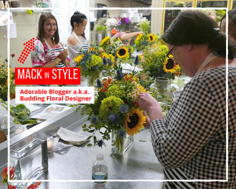 Mack in Style blogger attends Scotts Flowers Workshop in NYC