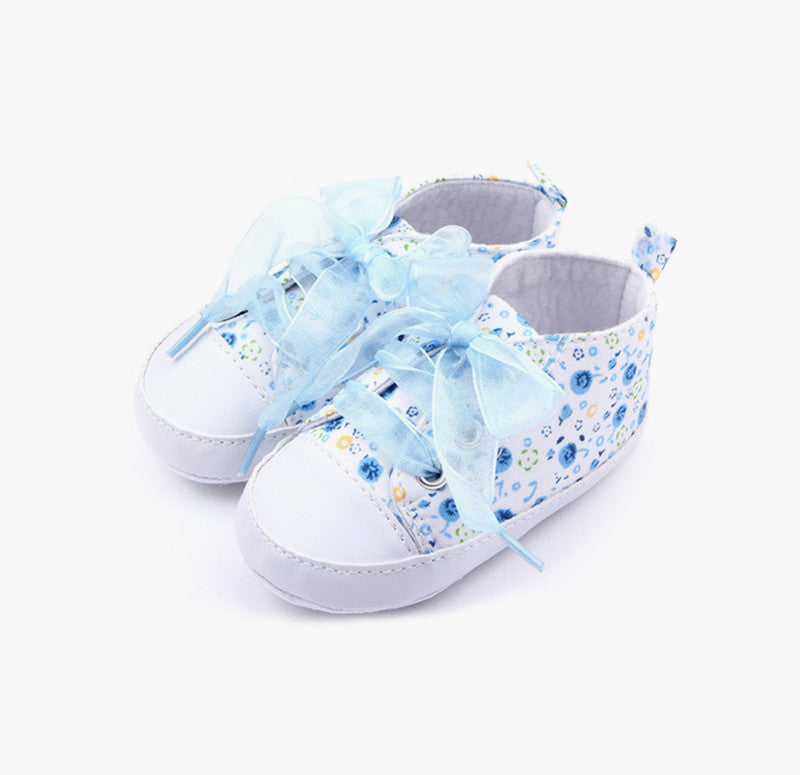 Cotton Floral Infant Shoes - BumbleBaby