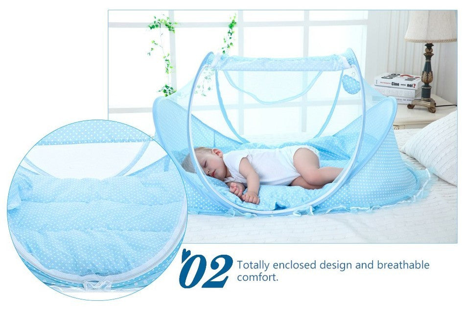 folding portable crib