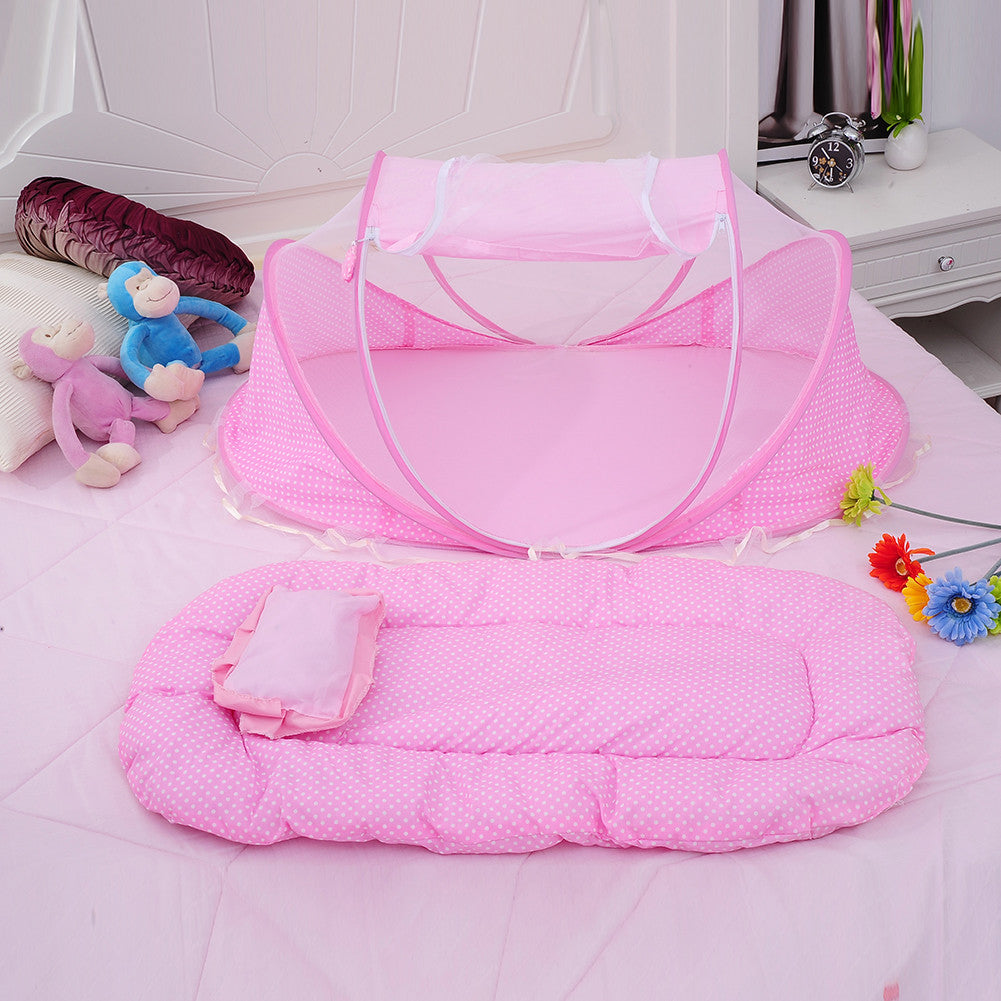 Baby Foldable Portable Crib Bumblebaby