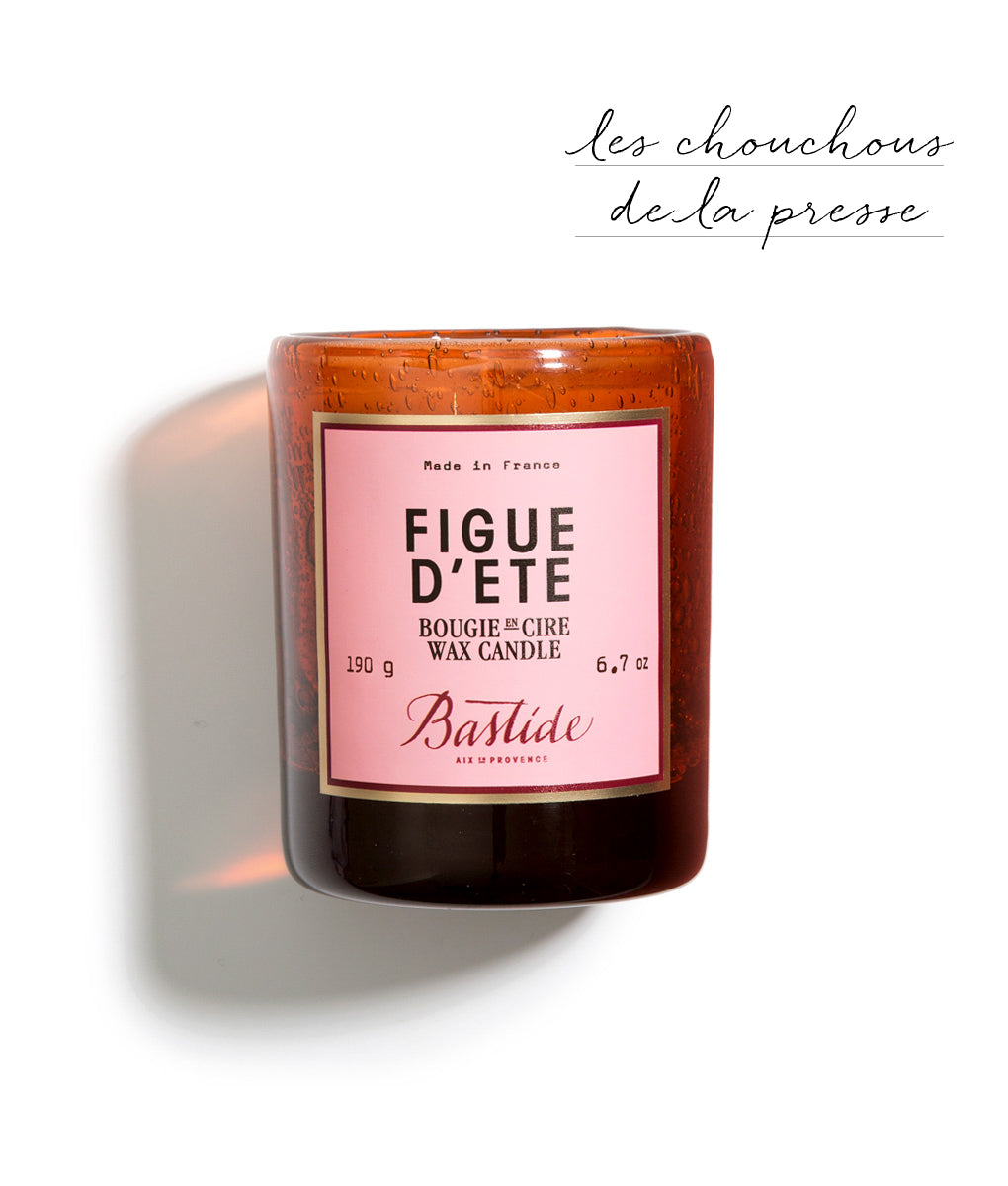 Figue d'Été Bougie en Cire - Verre Souffle Á La Bouche - Bastide Aix product image