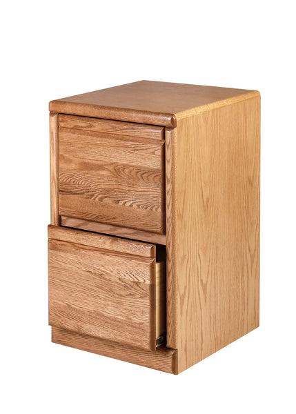 Forest Designs Bullnose Oak Two Drawer File: 22W x 30H x 