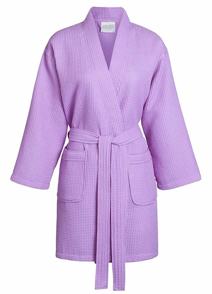 Download Women's Waffle Robe -Thight Length Kimono - by Goza Towels