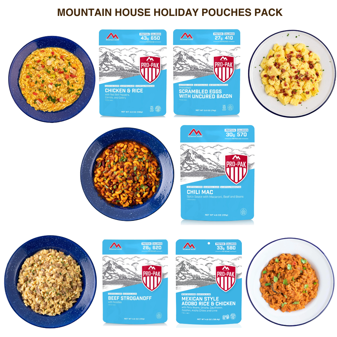 Image of Mountain House Holiday Pouches Pack